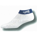 White Heel & Toe or Tube Sock Footie w/ Knit-in Design (4-7 X-Small)